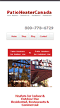 Mobile Screenshot of patioheatercanada.com